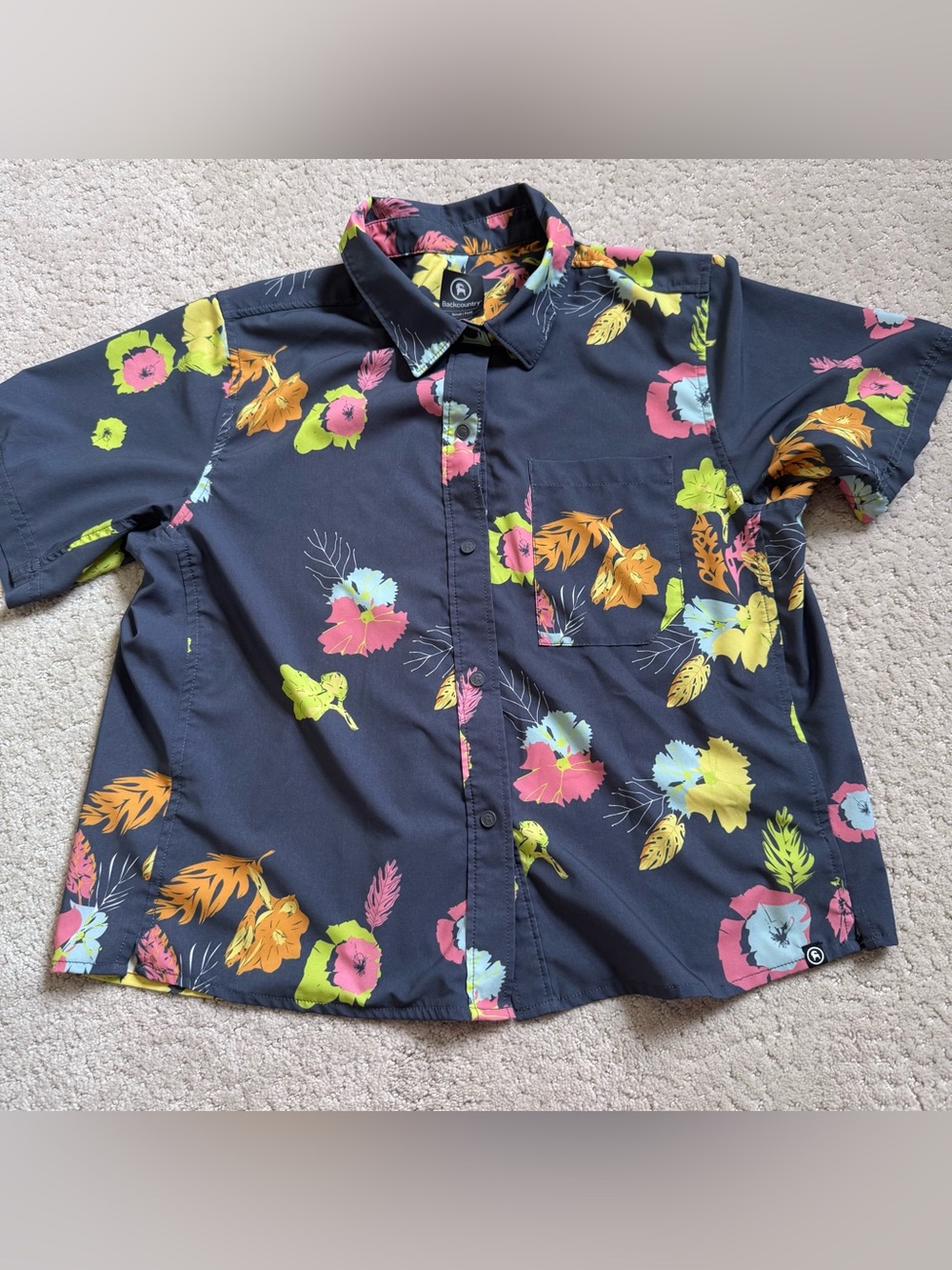Mountain bike button up shirt